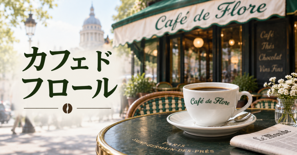 カフェ・ド・フロールとは？パリを代表する老舗カフェの歴史と魅力を解説