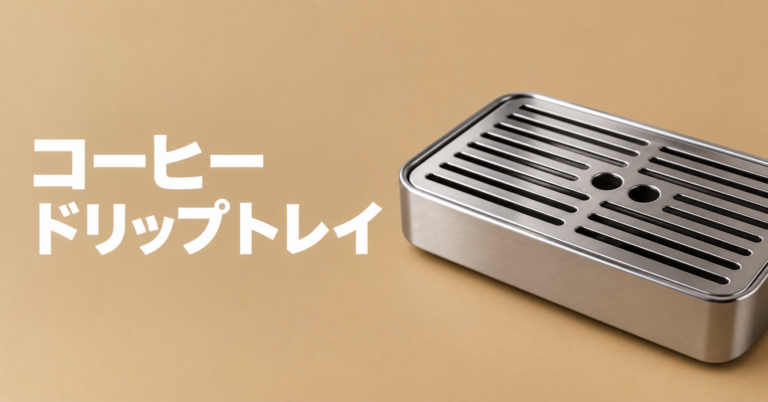 コーヒーのドリップトレイとは？役割・掃除方法・手入れのコツを解説