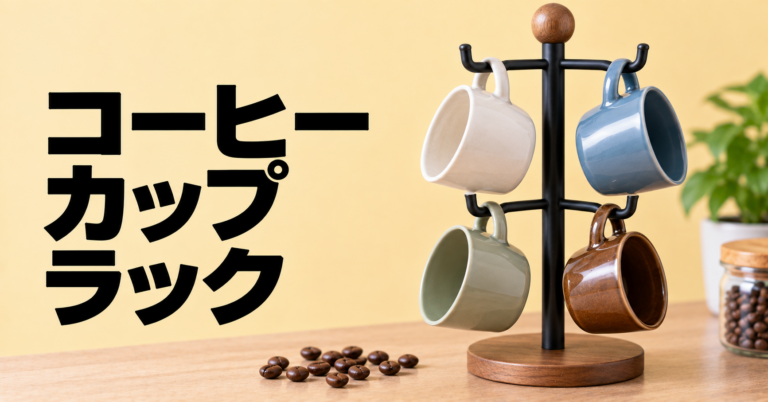 コーヒーカップラックとは？収納しやすい種類と選び方を解説