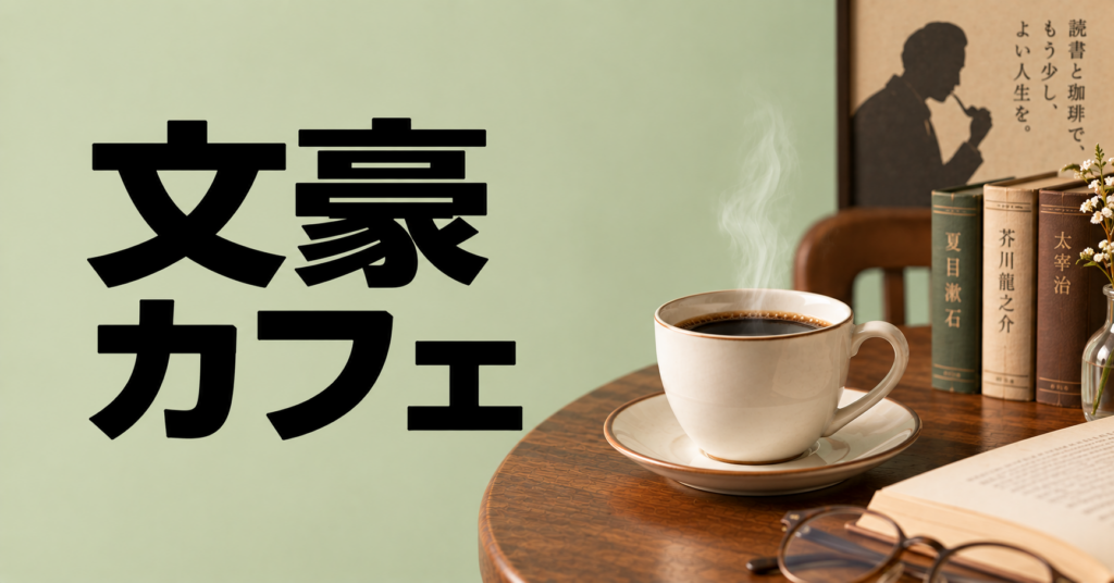 文豪カフェとは？文学の世界とコーヒーを楽しむ喫茶時間を解説