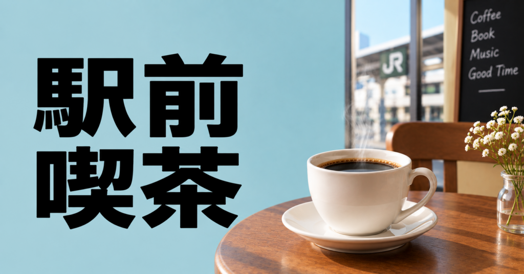 駅前喫茶とは？待ち合わせ・休憩・日常使いに便利な喫茶店を解説