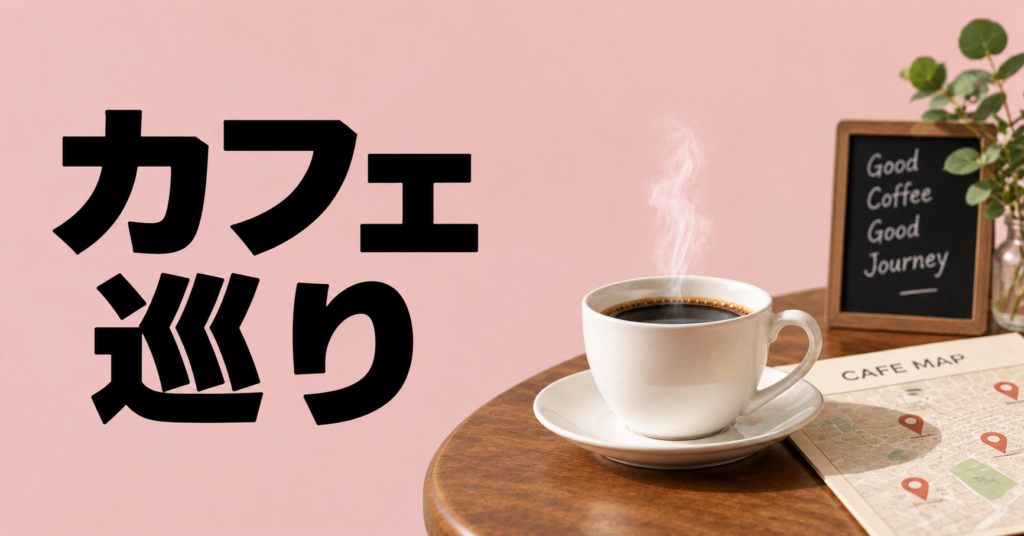 カフェ巡りとは？街歩きとコーヒーを楽しむ心地よい過ごし方