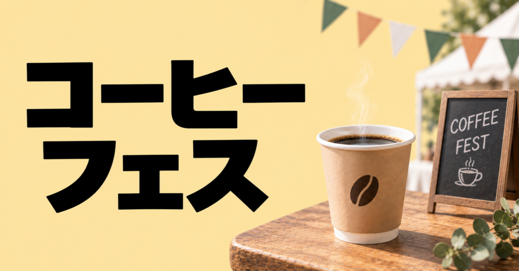 コーヒーフェスとは？飲み比べと出会いを楽しむイベント入門