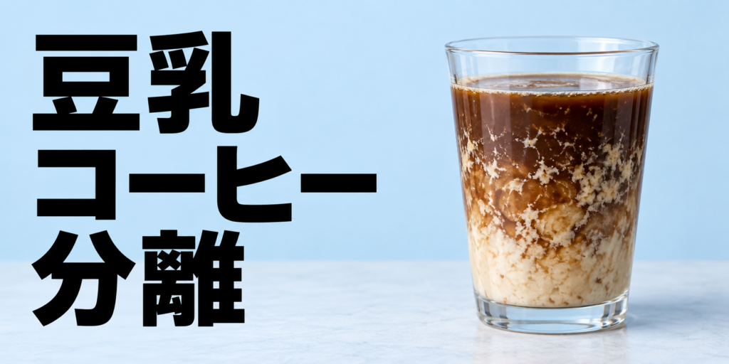 豆乳コーヒーが分離する原因は？もろもろを防ぐ作り方と選び方を解説