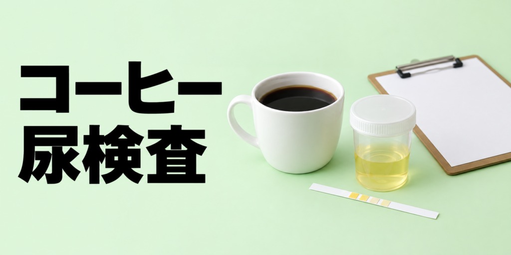 コーヒーは尿検査前に飲んでもよい？検査結果への影響と採尿時の注意点