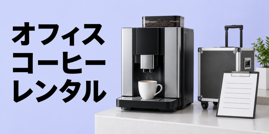 オフィスコーヒーレンタルとは？料金体系や導入メリット、選び方を解説
