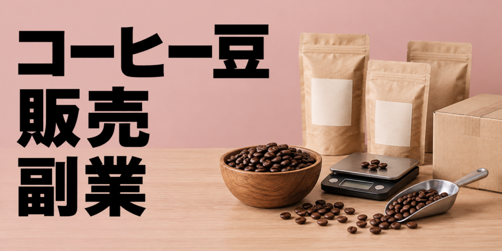 コーヒー豆販売の副業を始める方法｜仕入れ・焙煎・販売許可・利益の出し方を解説