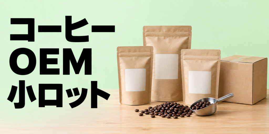 コーヒーOEMを小ロットで始める方法｜費用・発注数・業者選びを解説