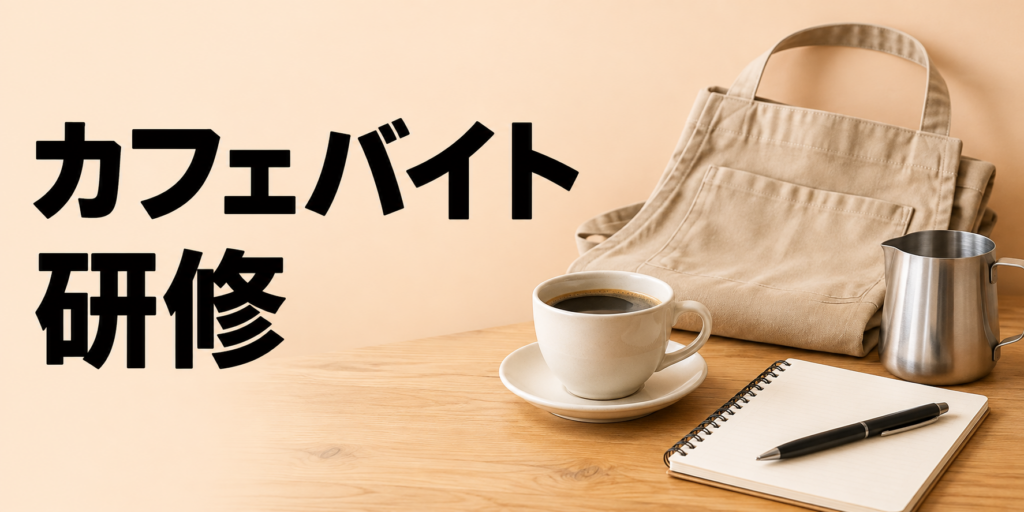 カフェバイトの研修では何をする？期間・仕事内容・覚え方を徹底解説