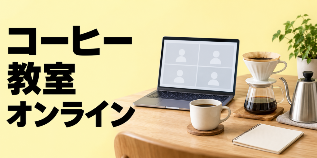 オンラインコーヒー教室の選び方｜初心者向け講座の内容・料金・必要な道具を解説