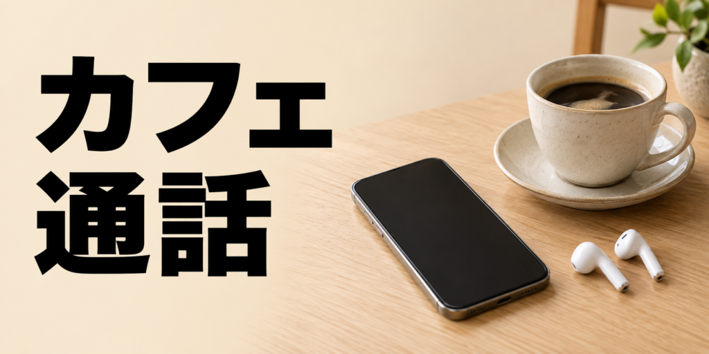 カフェで通話してもよい？電話・オンライン会議のマナーと注意点を解説