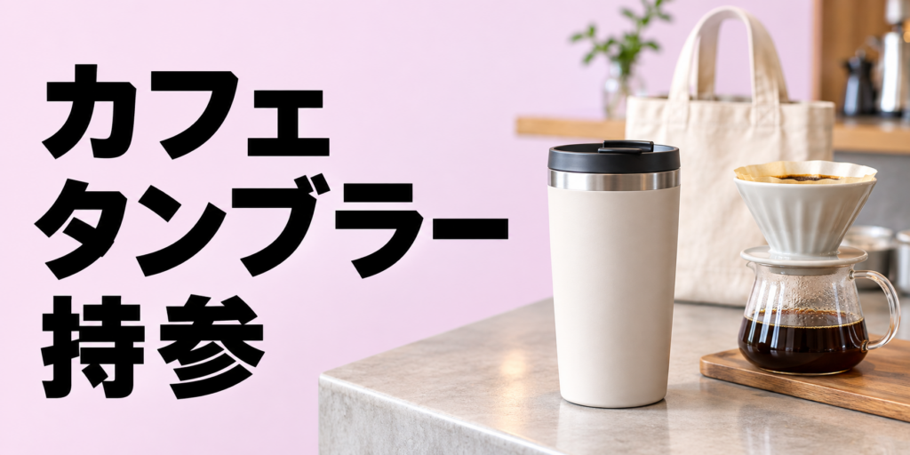 カフェにタンブラーを持参できる？注文方法・割引・注意点を解説