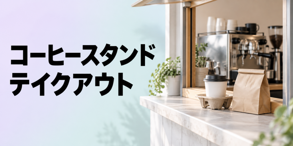 コーヒースタンドのテイクアウト完全ガイド｜注文方法・持ち運び方・選び方を解説