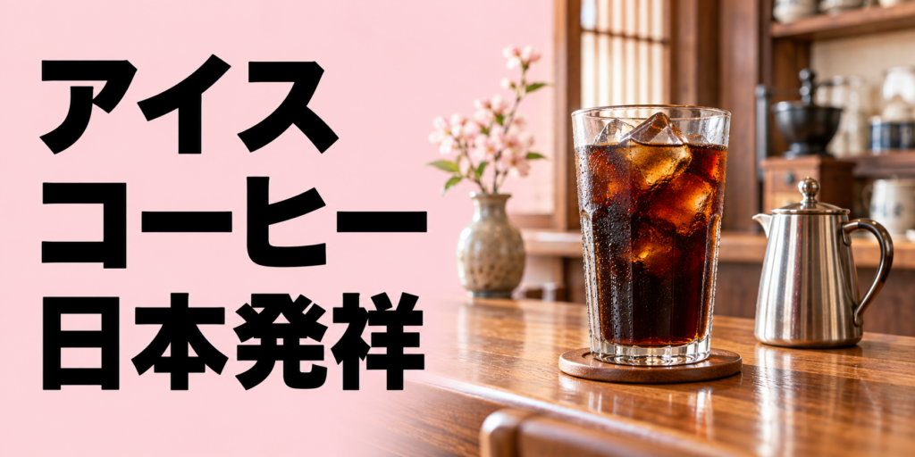 アイスコーヒーは日本発祥？歴史・起源と独自に発展した文化を解説