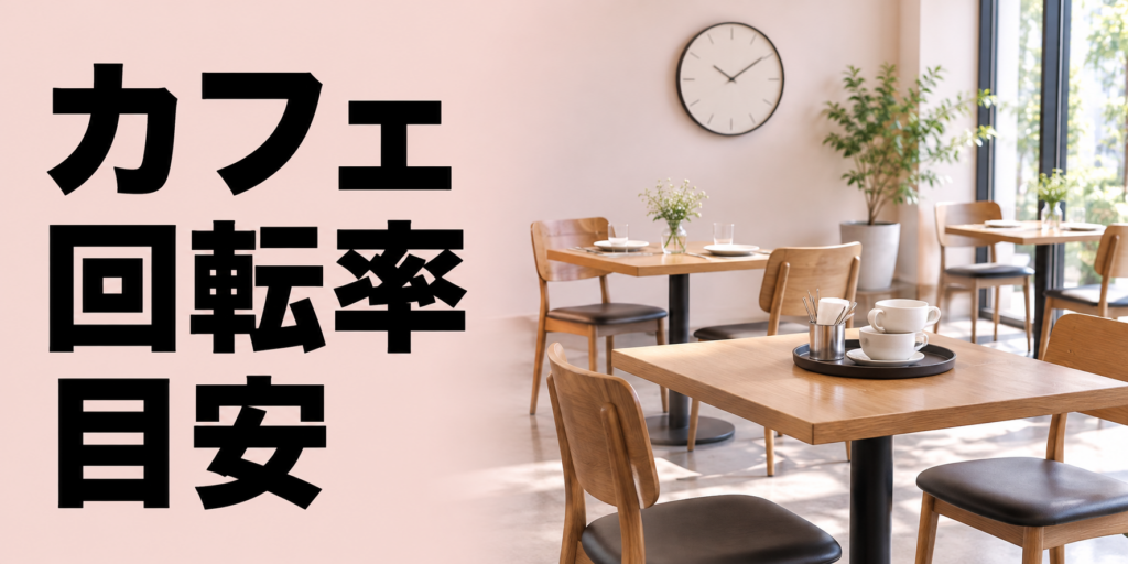 カフェの回転率の目安は？計算方法・業態別の考え方と改善策を解説