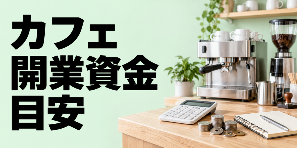 カフェの開業資金はいくら？費用の内訳・運転資金・調達方法を解説