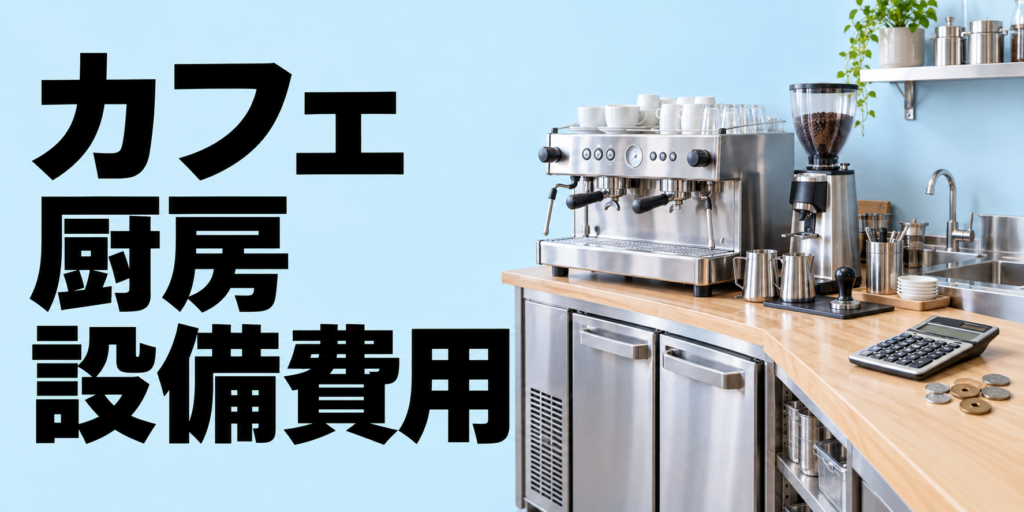 カフェの厨房設備費用はいくら？機器別の相場と予算を抑える方法