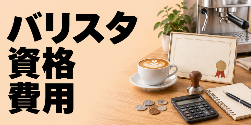 バリスタ資格の費用はいくら？資格別の総額・選び方・取得方法を解説